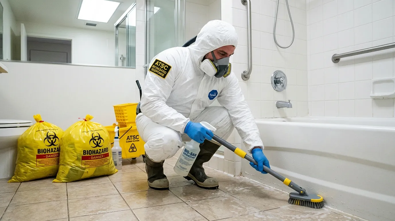 Decontamination equipment deployed for Blood Cleanup in Parsippany